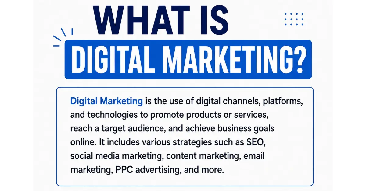 what is digital marketing