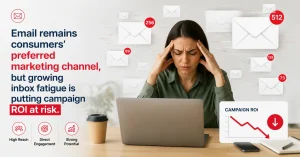 Email remains consumers’ preferred marketing channel, but growing inbox fatigue is putting campaign ROI at risk.