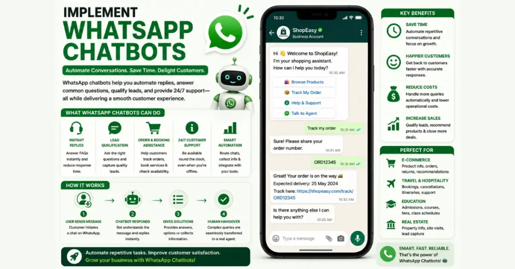Implement WhatsApp Chatbots