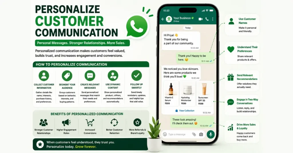 Personalize Customer Communication