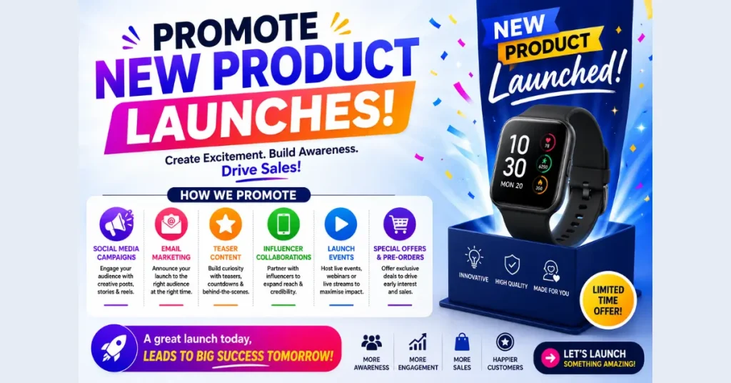 Product launch excitement and strategy